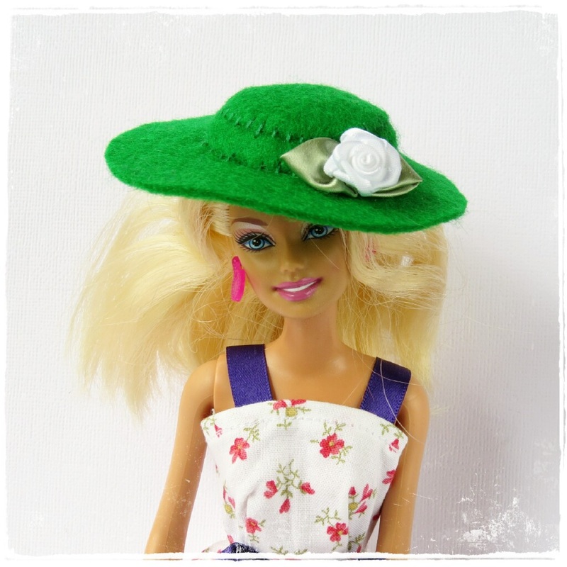 barbie with hat